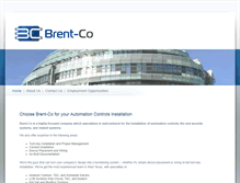 Tablet Screenshot of brent-co.com